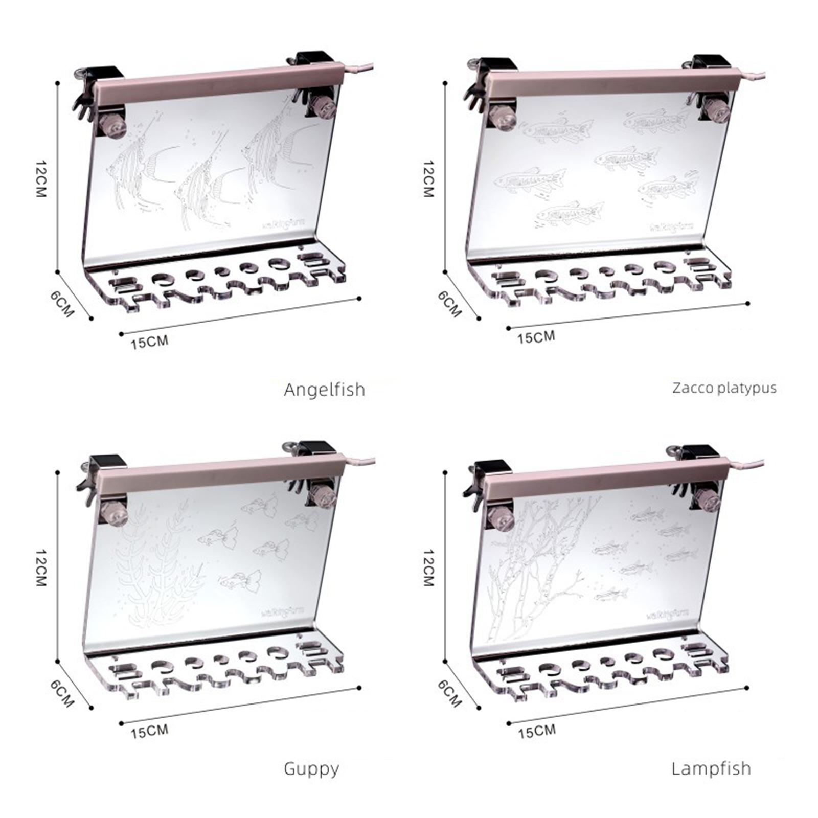 Planted Aquarium Cleaning Kit - Aquarium Tool Holder Grass Maintenance Transparent