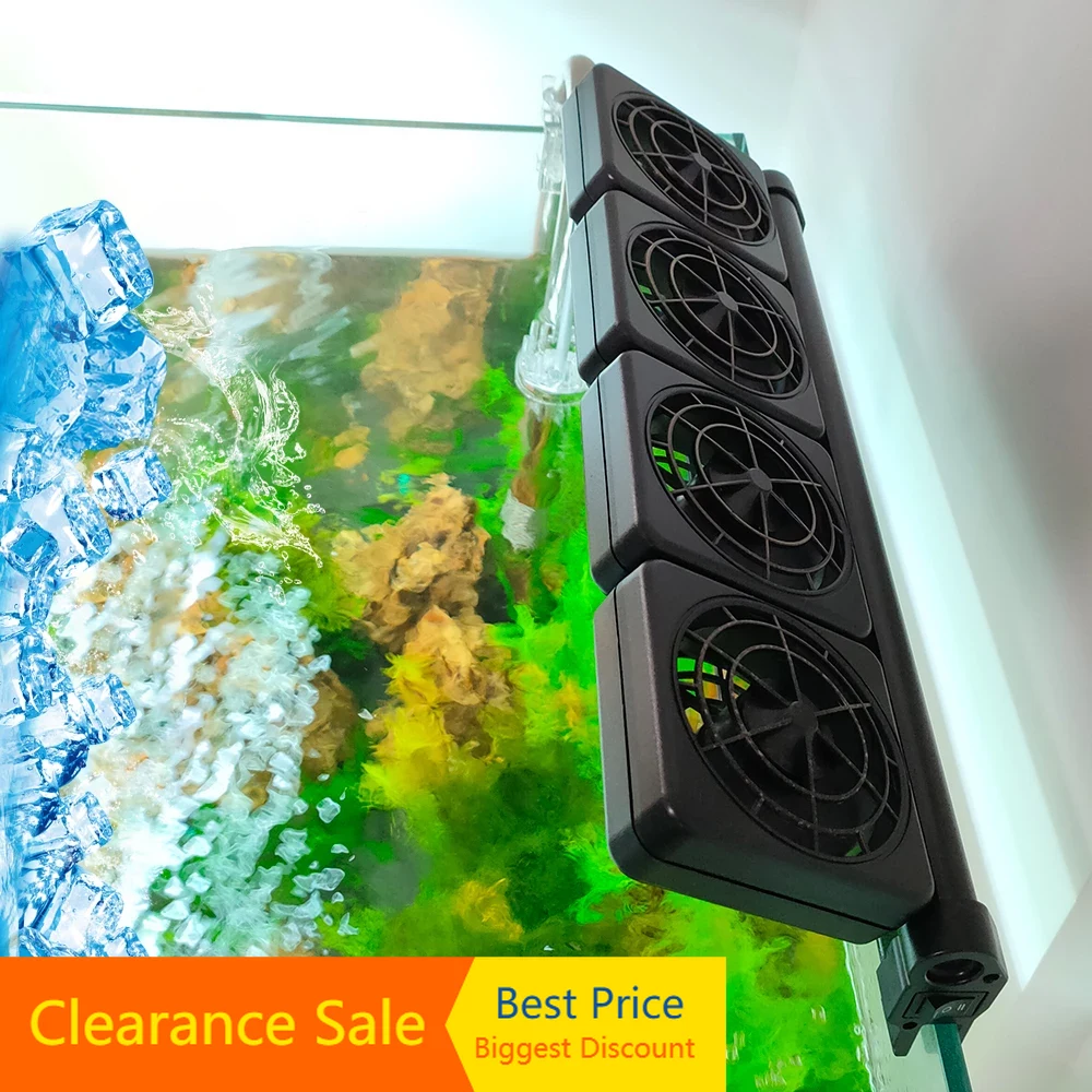 Aquarium Plant Uk - Aquarium Cooling Fan 100-240V Water Cooler