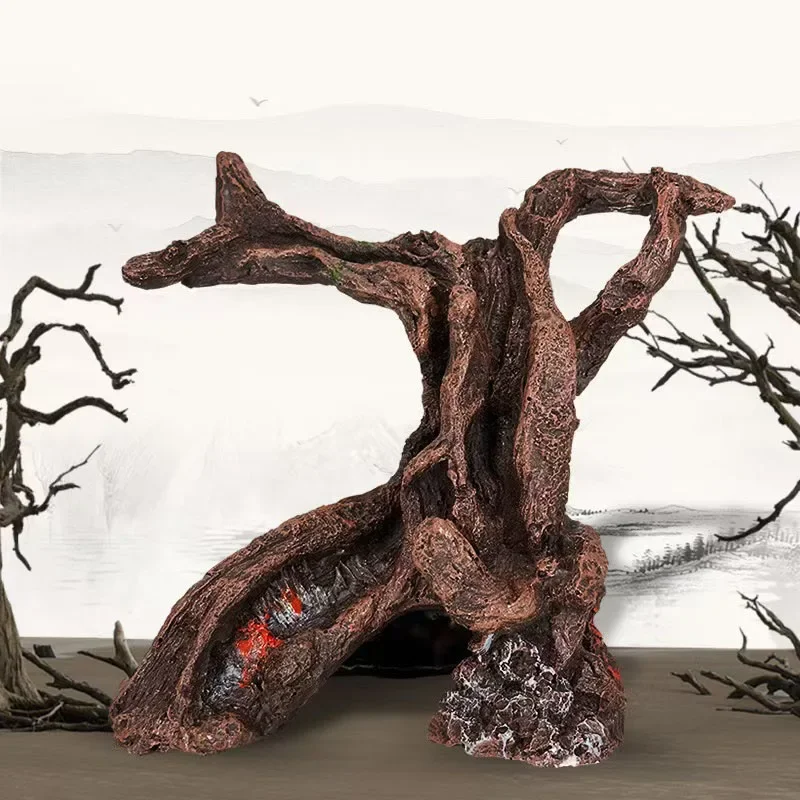 Resin Tree Cave Holes Aquarium - огляд і ціна Aquarium Plant Guide