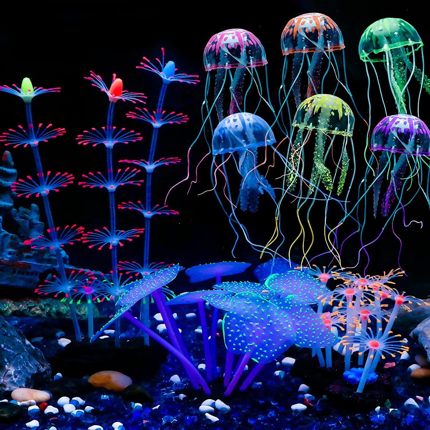 Silicone Glowing Landscape Art - огляд і ціна Aquarium Plant Live