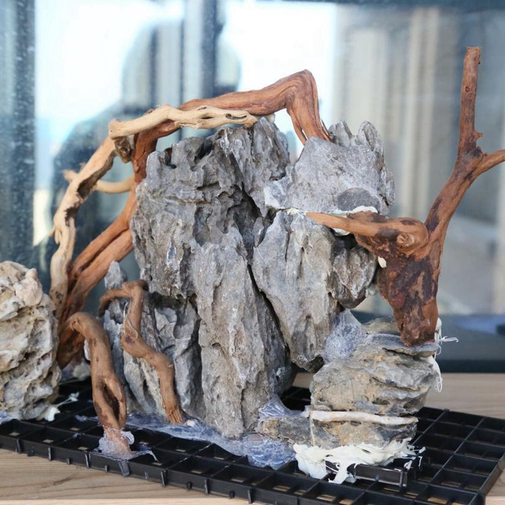 N1N Wood Reptile Tank Backgrou - огляд і ціна Aquarium Planted Background