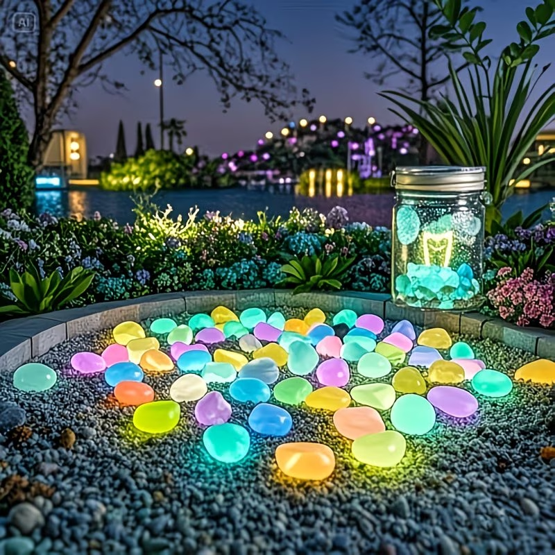 300PCS Luminous Pebble Set,0.9 - огляд і ціна Aquarium Planting