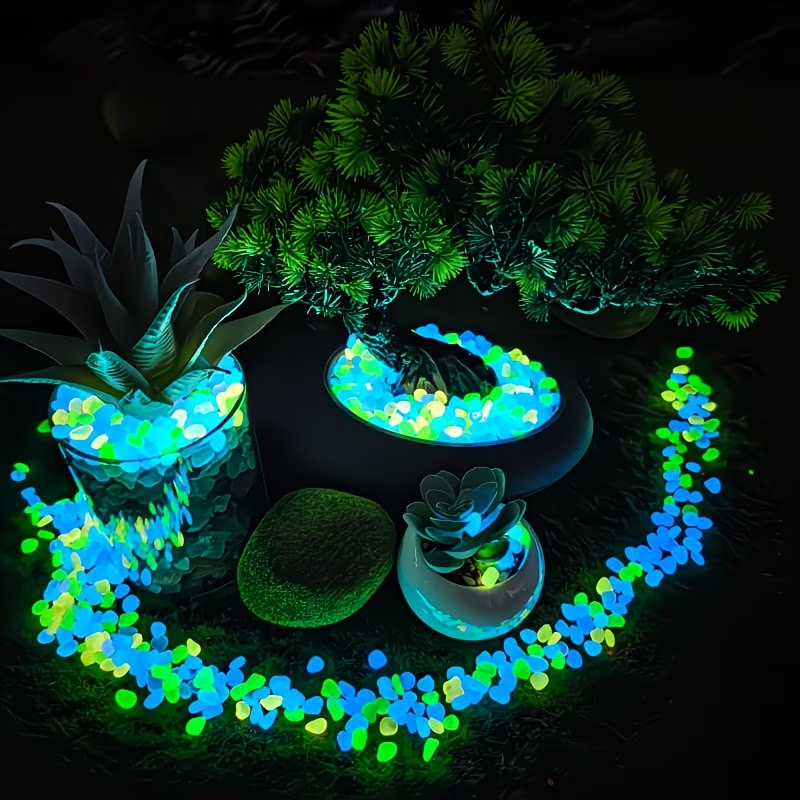 300PCS Luminous Pebble Set,0.9 - огляд і ціна Aquarium Planting