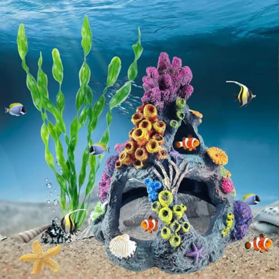 Fish Tank Decoration Set, Aqua - огляд і ціна Aquarium Planting