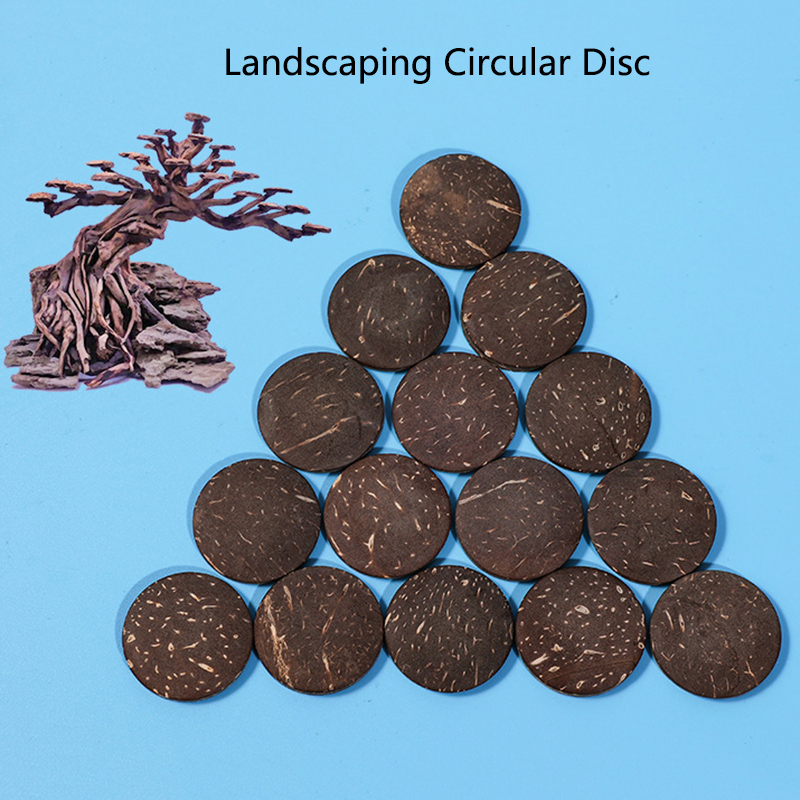 10Pcs Natural Coconut Shell Wo - огляд і ціна Aquarium Planted Background