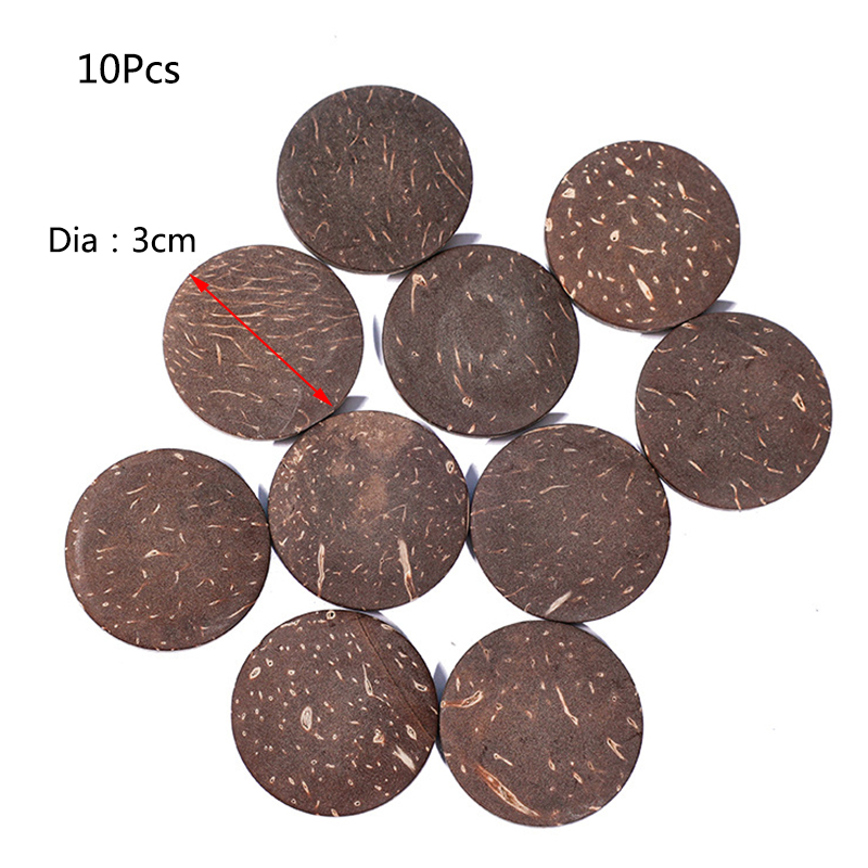10Pcs Natural Coconut Shell Wo - огляд і ціна Aquarium Planted Background
