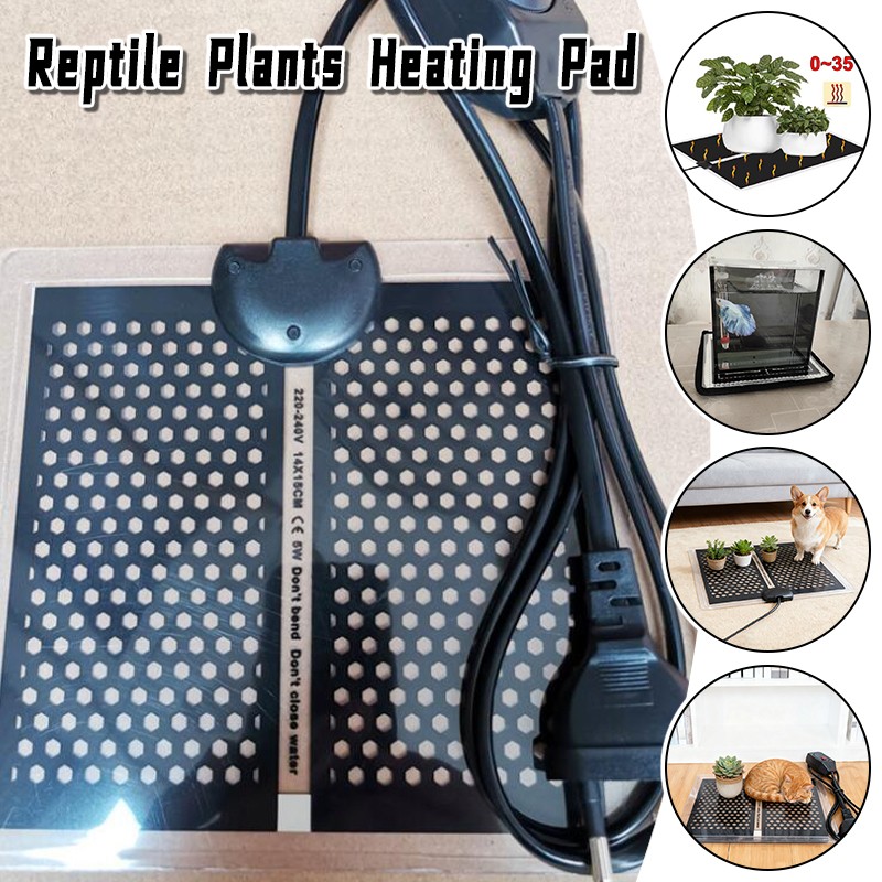 28x28cm Reptile Heat Mat Plant - огляд і ціна Aquarium Planting