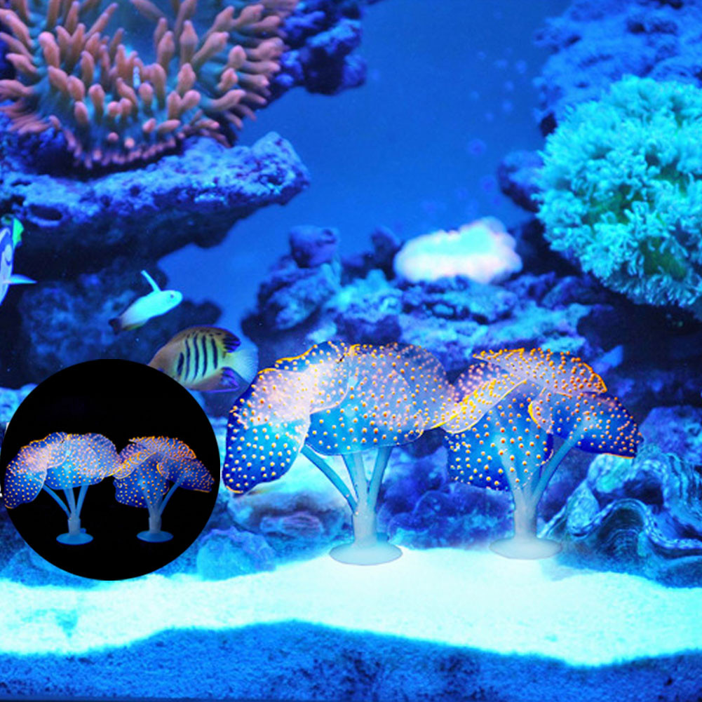 1Pcs Luminous Anemone Artifici - огляд і ціна Aquarium Planted Fish Tank