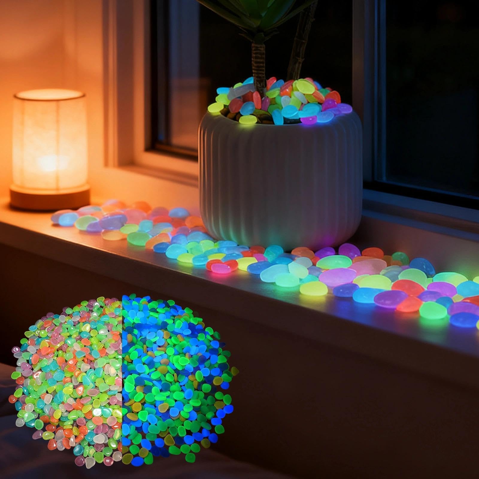 Potted Plants Glow In The Dark - огляд і ціна Aquarium Planting