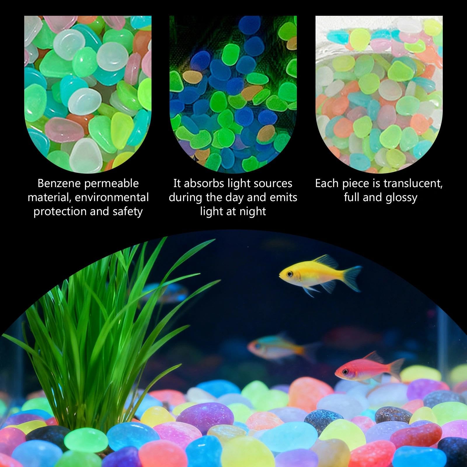 Potted Plants Glow In The Dark - огляд і ціна Aquarium Planting