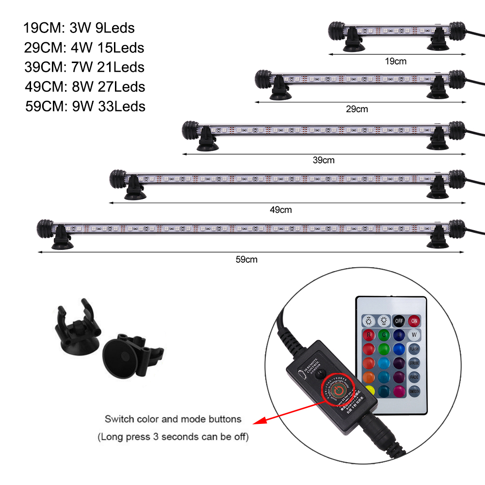 12V RGB Aquarium light with Re - огляд і ціна Aquarium Plant Uk