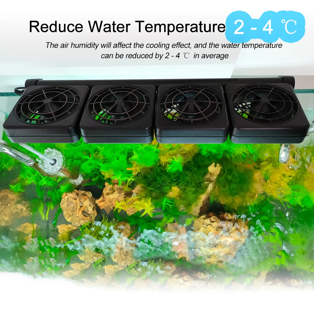 Aquarium Cooling Fan 100-240V  - огляд і ціна Aquarium Plant Uk