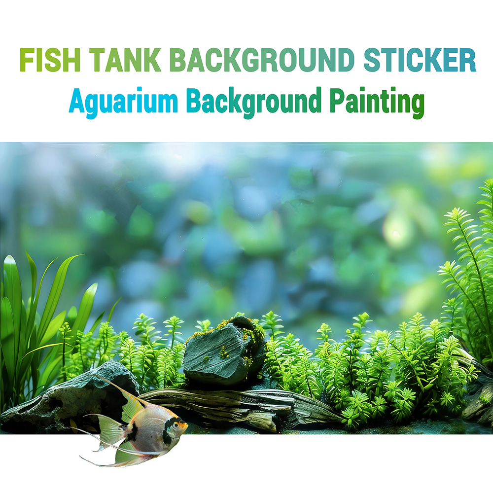Rock and aquatic plants,Fish t - огляд і ціна Aquarium Planted Background