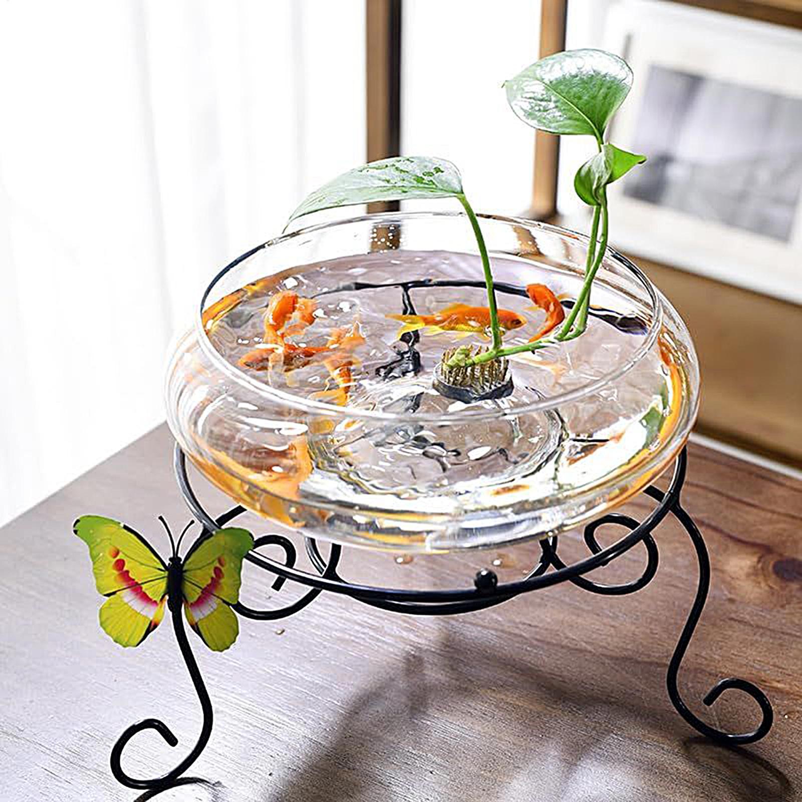 Fish Glass Bowl Glass Large Hy - огляд і ціна Aquarium Planting