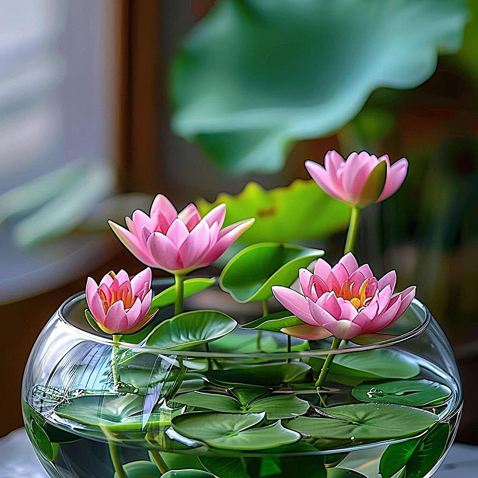 Fish Glass Bowl Glass Large Hy - огляд і ціна Aquarium Planting