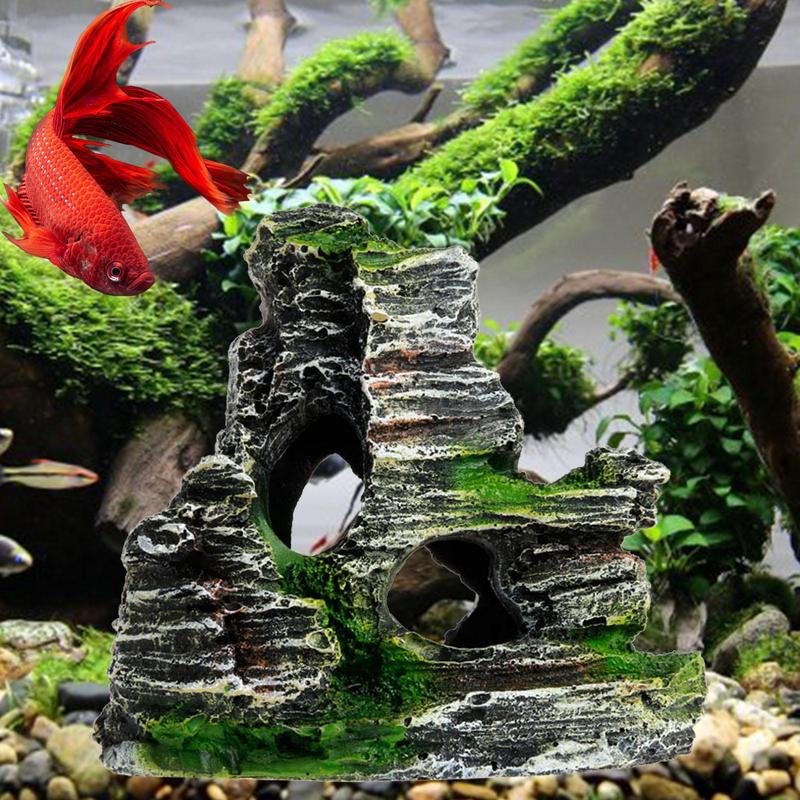Aquarium Sandstone Decoration  - огляд і ціна Aquarium Plant Live