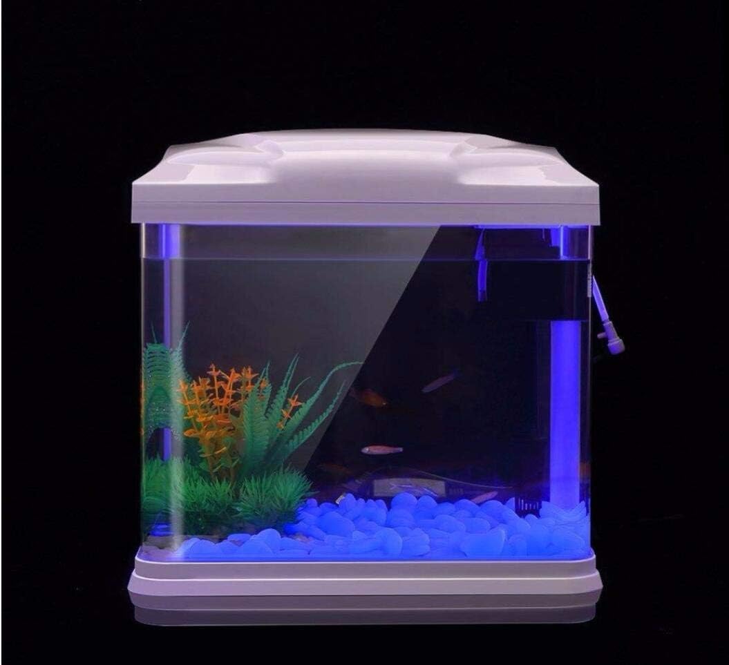 Fish Tank Rocks Glow Blue Pebb - огляд і ціна Aquarium Planting