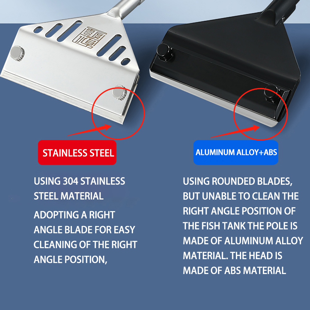 ZRDR Stainless Steel Aquarium  - огляд і ціна Planted Aquarium Cleaning Kit