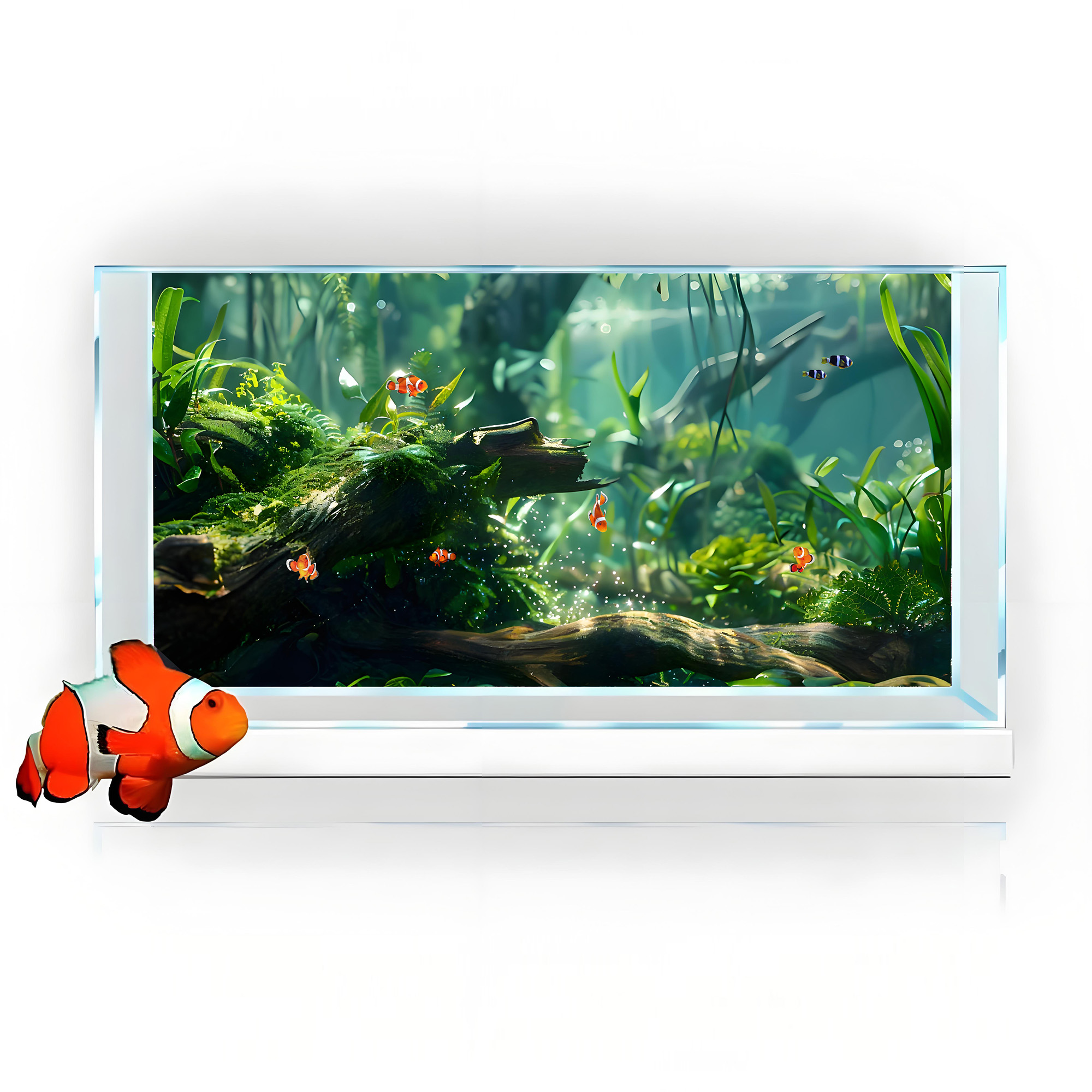 Riverbed trees，Fish tank backg - огляд і ціна Aquarium Plant Guide