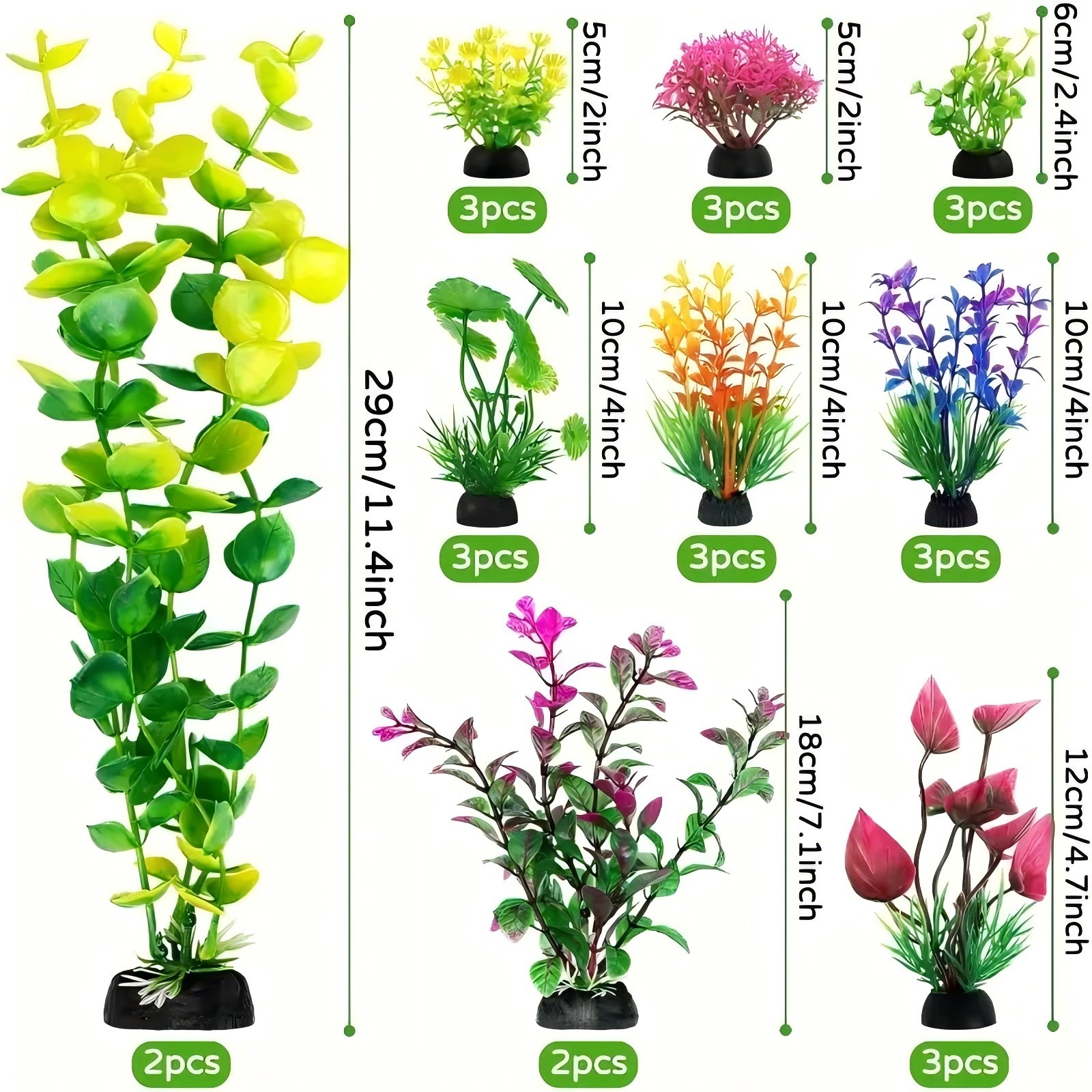 Aquarium Decor Set Artificial  - огляд і ціна Aquarium Plant Live