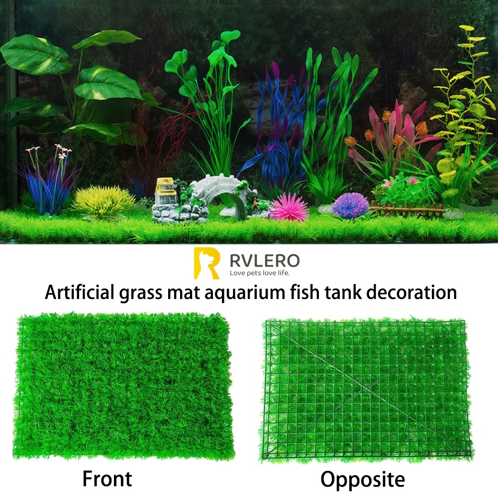 Artificial Grass Lawn Aquarium - огляд і ціна Aquarium Plant Live
