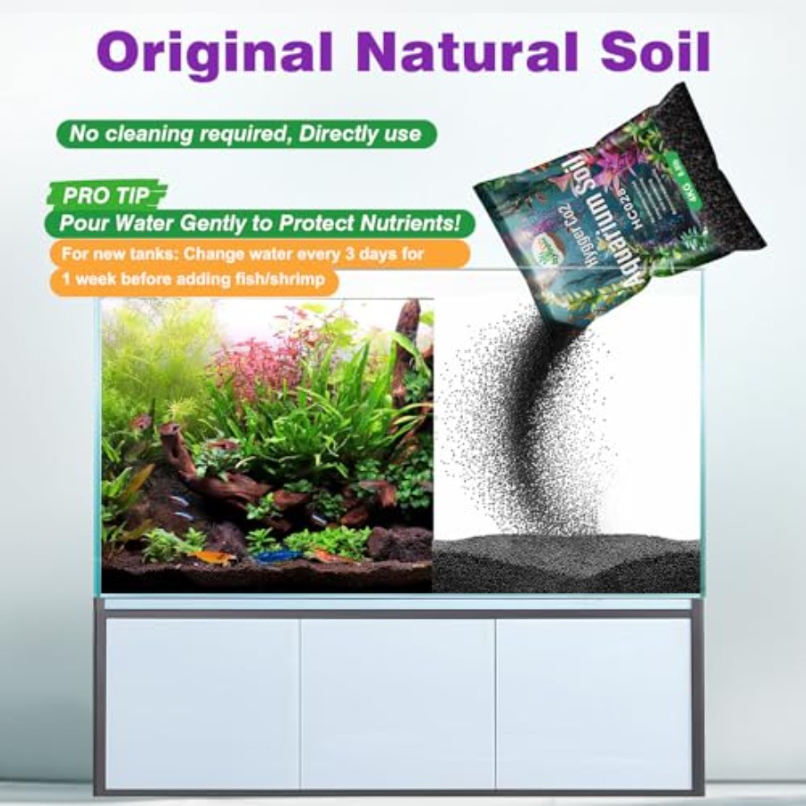 Upgraded Aquarium Soil Water G - огляд і ціна Aquarium Plant No Need Soil