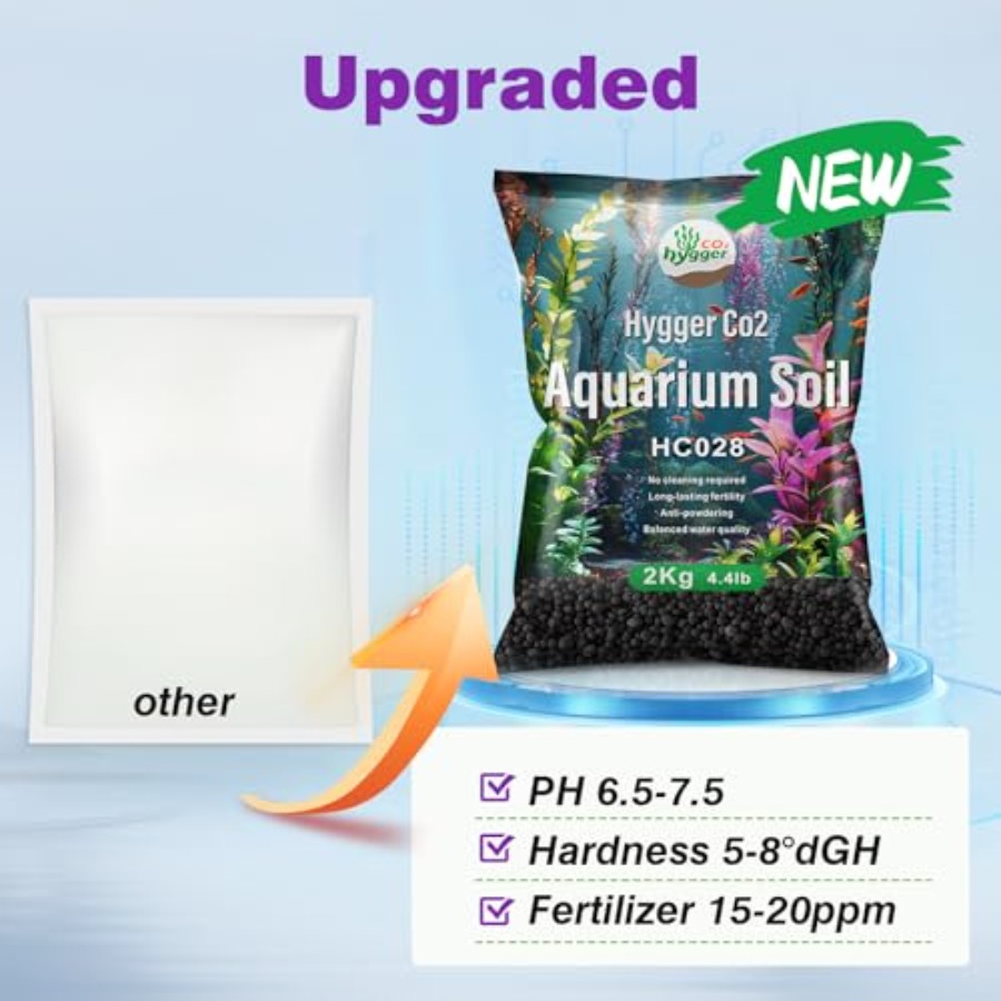 Upgraded Aquarium Soil Water G - огляд і ціна Aquarium Plant No Need Soil