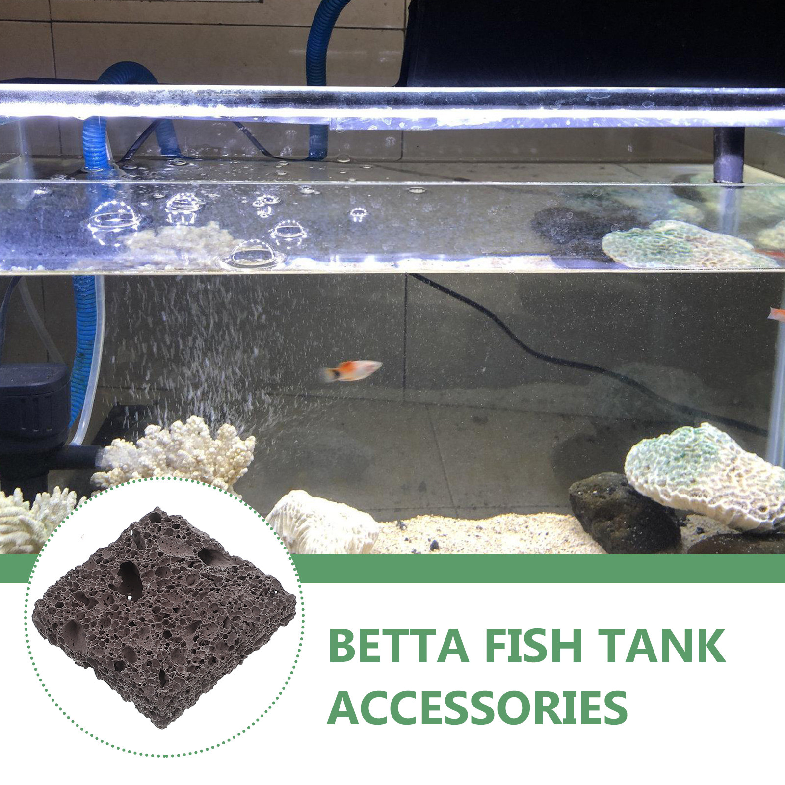 3Pcs Natural Aquarium Rocks Vo - огляд і ціна Aquarium Planted Fish Tank