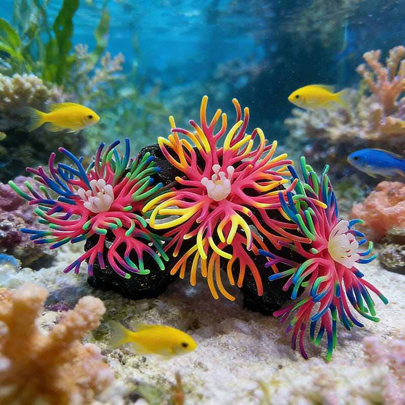 Underwater Silicone Coral Arti - огляд і ціна Aquarium Planted Background
