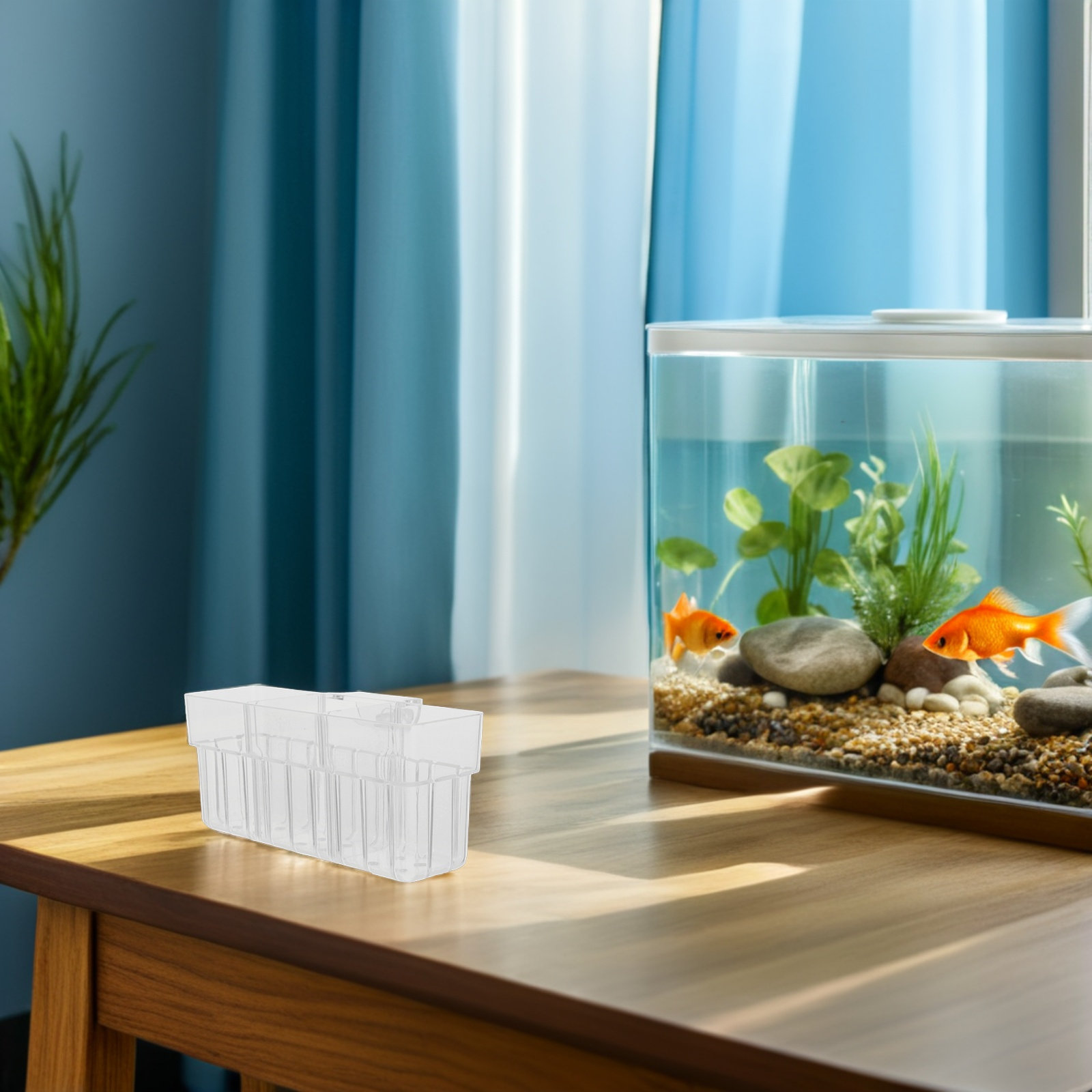 2Pcs Clear Hanging Aquarium Hy - огляд і ціна Aquarium Planting